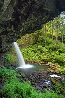 Adam: Ponytail Falls, Columbia River Gorge, Oregon