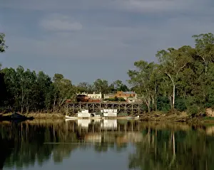 Echuca: Port of Echuca, on Murray River, Victoria, Australia