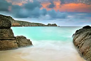 Porthcurno: Porthcurno Beach