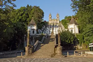 Hilltop: Portugal, Braga. The church of Bom Jesus