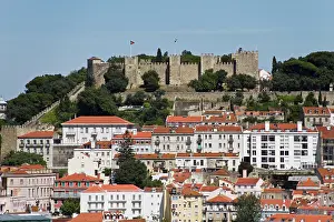 Hilltop: Portugal, Lisbon. The Castelo de Sao Jorge
