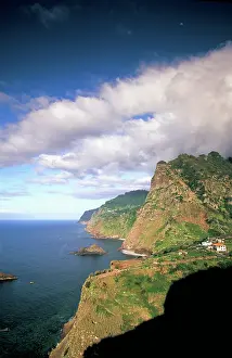 Arco: Portugal, Madeira. View of northern coastline