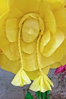 Julie: Portugal, Tomar. Close-up of paper flowers