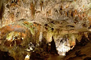 Stalactite: Postojna Cave, 22 km long and dug by the Pivka river