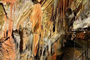 Stalactite: Postojna Cave, 22 km long and dug by the Pivka river