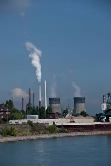 Everyday: Power station along Rhine River, between
