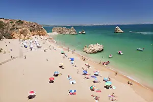 Incidental: Praia da Dona Ana sandy beach, near Lagos, Algarve