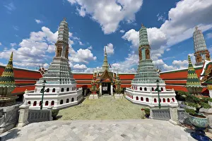 Phra: Two Prangs at Wat Phra Kaew, Temple of the Emerald