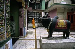 Sculptures: Prayer to Nandi Mandi Himachal Pradesh India