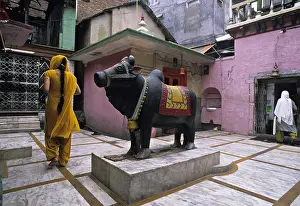 Sculptures: Prayer to Nandi Mandi Himachal Pradesh India