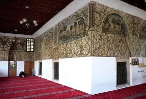 Prayers: Prayer room, Et'hem Bey Mosque, Tirana, Albania