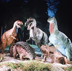 Models: PREHISTORIC RECONSTRUCTION - Allosaurus, Tyrannosaurus
