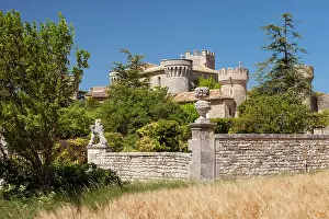 Turret: Private castle in town of Murs in the Vaucluse
