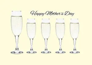 Text: Prosecco / Champagne glasses