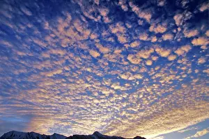Puffy: Puffy clouds at sunrise the Canadian Rockies