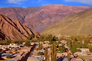 Quebrada: Purmamarca Village - view onto the little community