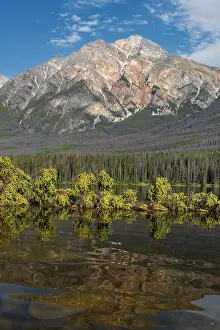 Alberta: Pyramid Mountain and Pyramid Lake, Jasper National Park