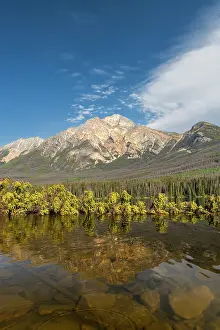 Alberta: Pyramid Mountain and Pyramid Lake, Jasper National Park