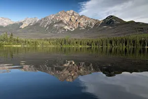 Alberta: Pyramid Mountain and Pyramid Lake, Jasper National Park