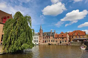 Canals: Quay of the Rosary or Rozenhoedkaai, Bruges, Belgium