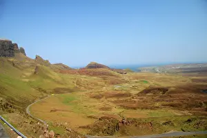 Trotternish: Quiraing, Scotland. Overlooking the oceans