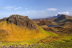 Trotternish: Quiraing - view from the mountain of Quiraing over