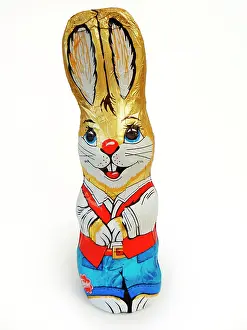 Foil: Rabbit - foil covererd chocolate easter rabbit