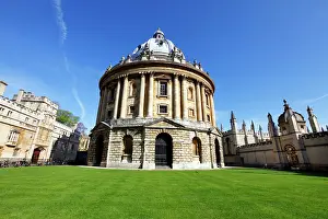 University: Radcliffe Camera, library and student reading room