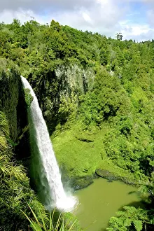 Wright: Raglan, New Zealand. A beautiful waterfall