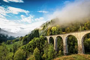 Breisgau: Railway bridge in the Ravenna gorge, H&, x1acb25;ntal