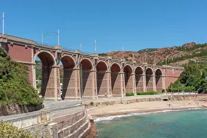 Viaduct: Railway viaduct, Antheor, Var, Provence-Alpes-Cote