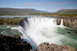 Formed: Rainbow formed in the mists of Godafoss