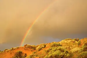 Twelve: Rainbow - formed during a rain storm brewing over