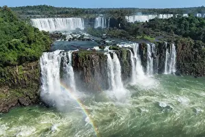 Spray: Rainbow over the Iguazu Falls, View from the Brazilian