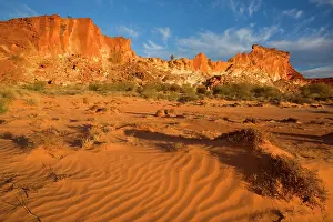 Ablaze: Rainbow Valley - colourful rock formation with