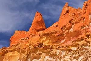 Bands: Rainbow Valley - colourful rock formation with