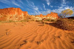 Ablaze: Rainbow Valley - colourful rock formation with