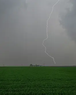 Loiret: Very rainy storm April 17, 2015 between the Eure