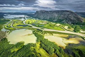 Norrbotten: Rapadalen River Delta, Rapa Valley, Rapaclv River