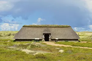 Undulating: Reconstructed Iron Age House, Place Nebel, Amrum