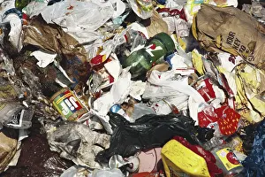 Refuse: Recycled Items in Trash