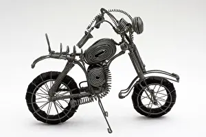 Models: Recycling - Model of Harley-Davidson motorcycle