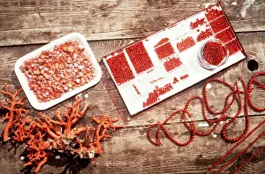 Damage: RED CORAL - Manufacturing process to make into jewellery