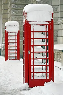 Telephones: Red London telephone boxes