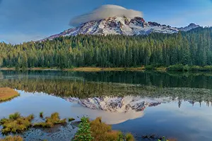 Volcano: Reflection Lake within Mt. Rainier National Park