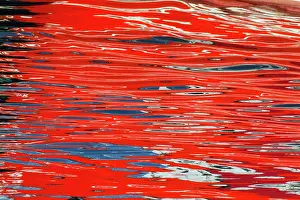 Habour: Reflections - of fishing vessels colours in habour water
