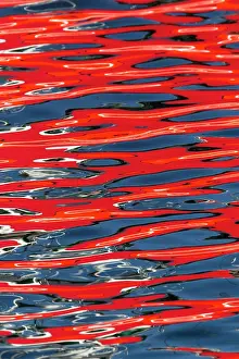 Habour: Reflections - of fishing vessels colours in habour water