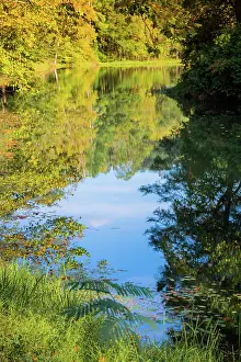 Virginia: Reflections, Otter Lake, Blue Ridge Parkway, Smoky
