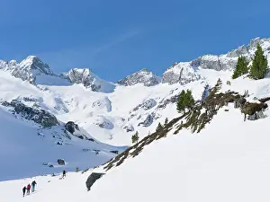 Skiing: Reichenspitze mountain range (Zillertertal