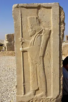 Alyssa Giustozzi: Relief carving depicting a Persian officer